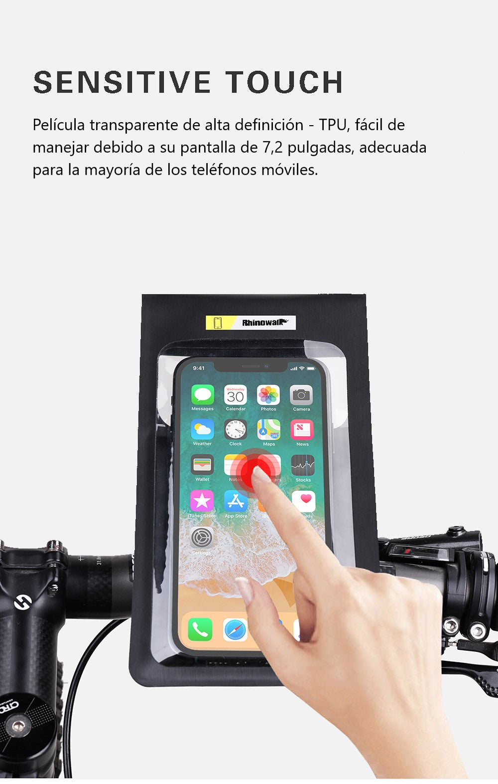 Funda impermeable movil discount bici